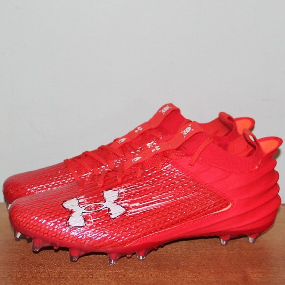 Under Armour Blur Smoke 2.0 MC Football Cleats Men 14 Red